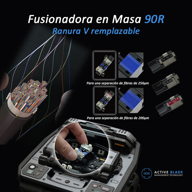 Fusionadora de fibra optica Fujikura 45S, rapida y compacta